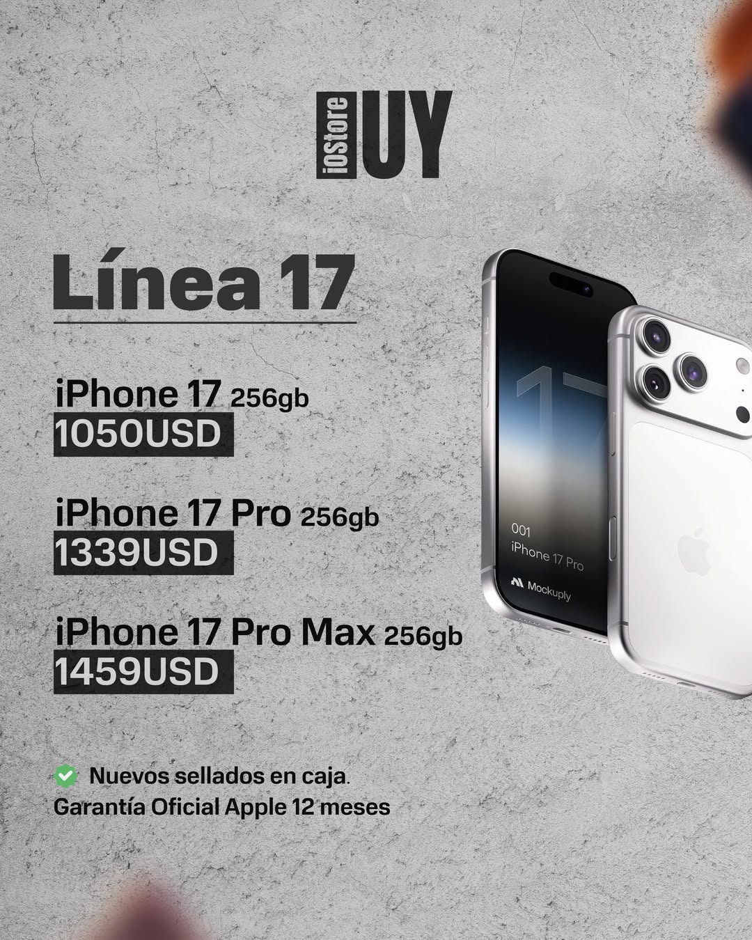 Pieza de la comunicación de IOStore UY 1